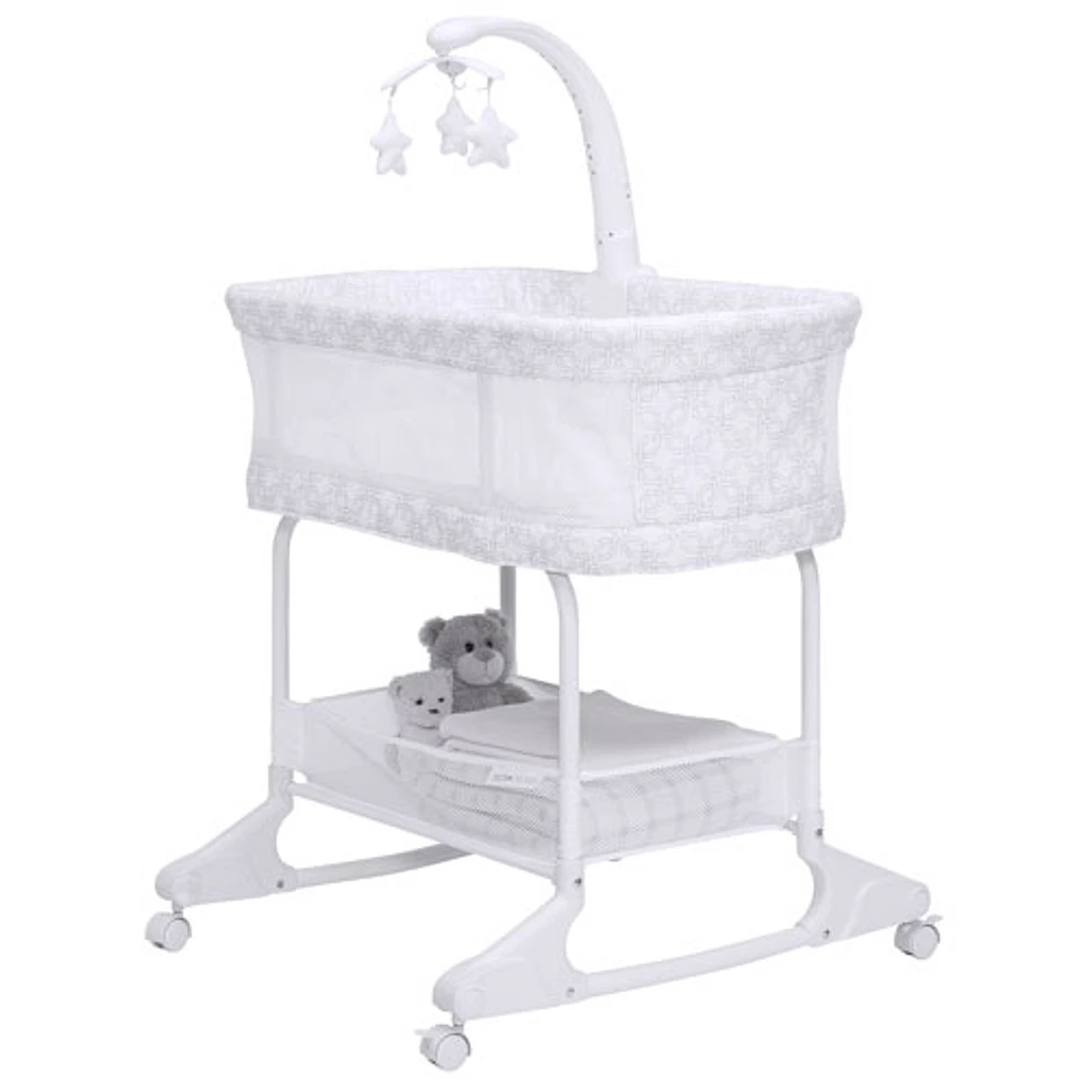 Delta Children SleepCool Rocking Bassinet - White
