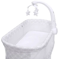 Delta Children SleepCool Rocking Bassinet - White