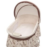 Delta Children Deluxe Sweet Beginnings Bassinet - Cream/Brown