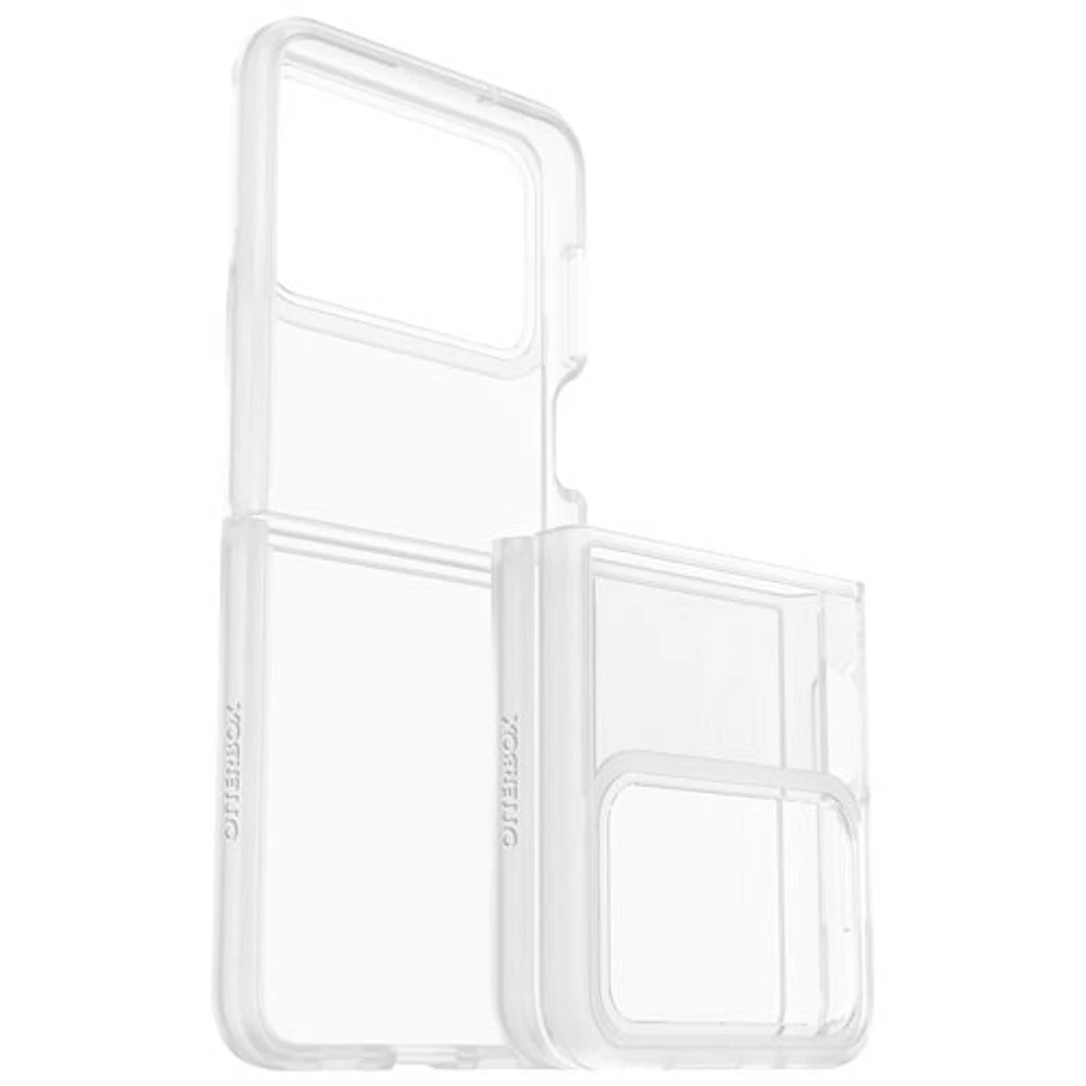 OtterBox Thin Flex Fitted Hard Shell Case for Galaxy Z Flip4 - Clear