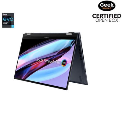 Open Box - ASUS ZenBook Pro OLED 15.6" Touchscreen 2-in-1 Laptop (Intel Core i7-12700H/1TB SSD/16GB RAM)