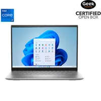 Boîte ouverte - Portable de 14 po Inspiron de Dell - Argenté platine (Core i7-1255U d'Intel/SSD 512 Go/RAM 16 Go/Windows 11)