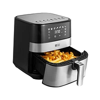 Friteuse à air chaud numérique d'Ultima Cosa - 5 l/5,2 pte - Acier inoxydable noir - Exclusivité de Best Buy