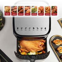 Ultima Cosa Digital Air Fryer - 5L/5.2QT - Black Stainless Steel - Only at Best Buy