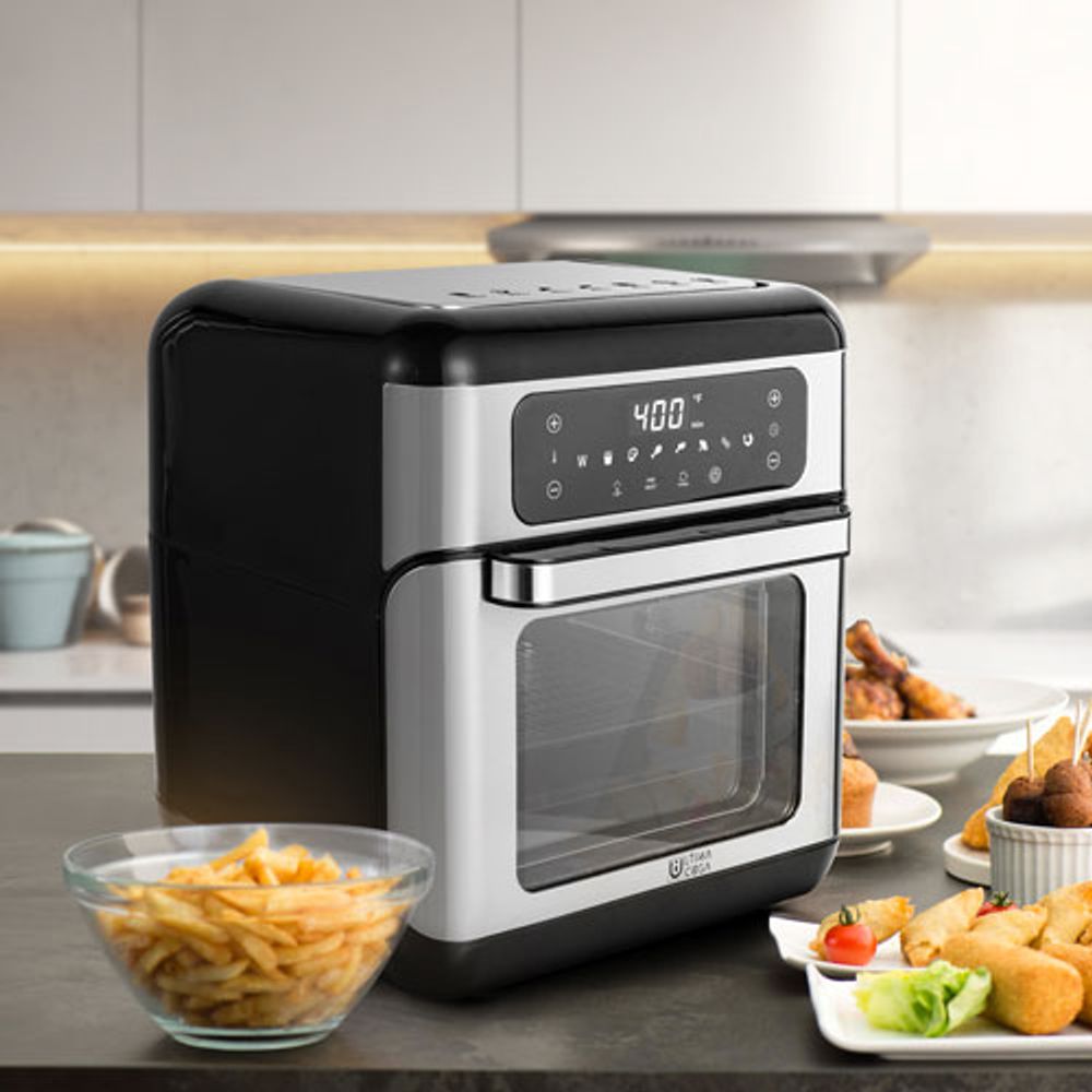 Ultima Cosa Digital Air Fryer Oven - 10L/10.6QT - Black Stainless Steell - Only at Best Buy