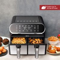 Ultima Cosa Digital Dual Zone Air Fryer - 8L/8.5QT - Black Stainless Steell - Only at Best Buy