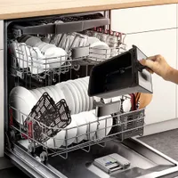 Friteuse à air chaud numérique à deux zones d'Ultima Cosa - 8 l/8,5 pte - Acier inoxydable noir - Exclusivité de Best Buy