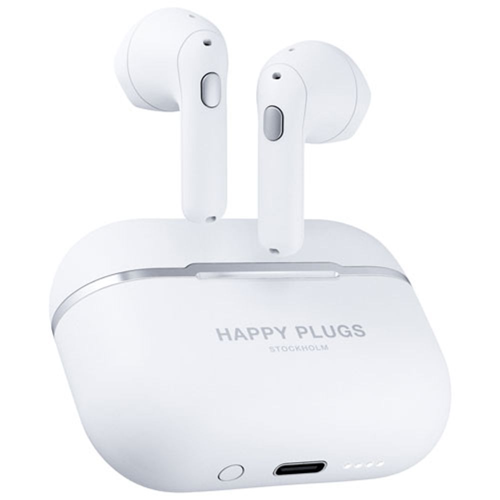 Happy Plugs Hope In-Ear True Wireless Earbuds - White