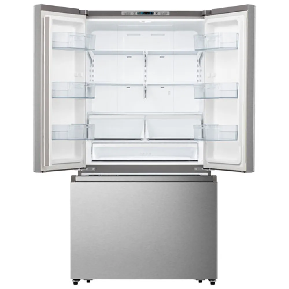 Hisense 36" 26.6 Cu. Ft. French Door Refrigerator (RF27A3FSE) - Titanium/Stainless