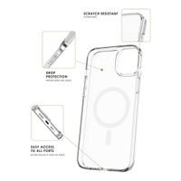 TUFF8 Fitted Hard Shell Case with MagSafe for iPhone 14 Pro Max- Clear