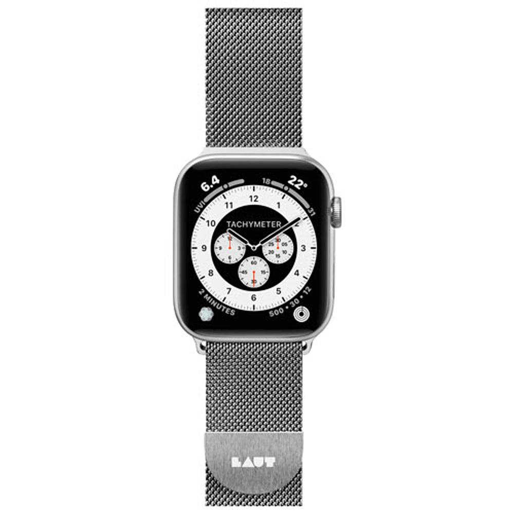Laut Stainless Steel Loop For Apple Watch 42mm/44mm/45mm - Silver