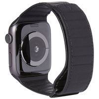 Decoded Leather Strap for Apple Watch 42mm/44mm/45mm - Black