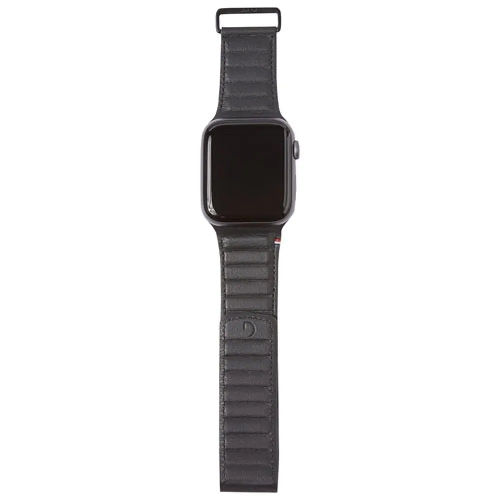 Decoded Leather Strap for Apple Watch 38mm/40mm/41mm - Black