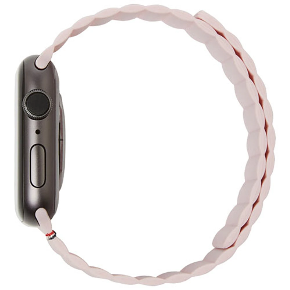 Bracelet en silicone de Decoded pour Apple Watch de 38 mm/40 mm/41 mm - Rose poudre