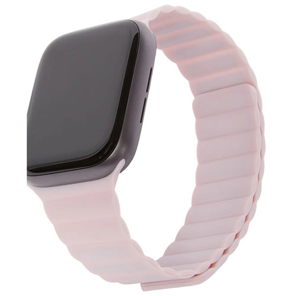 Bracelet en silicone de Decoded pour Apple Watch de 38 mm/40 mm/41 mm - Rose poudre