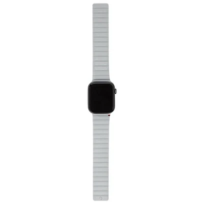 Bracelet en silicone de Decoded pour Apple Watch de 42 mm/44 mm/45 mm - Argile (Gris)