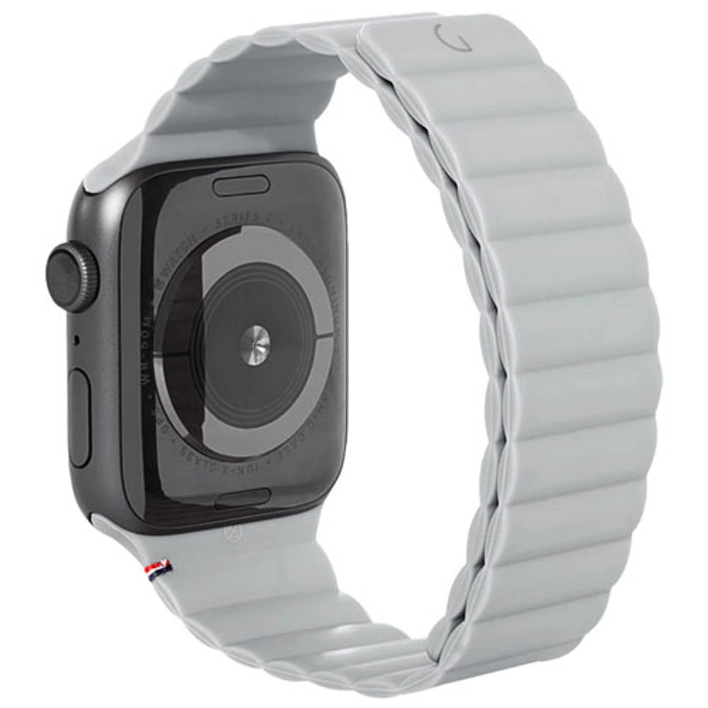 Bracelet en silicone de Decoded pour Apple Watch de 42 mm/44 mm/45 mm - Argile (Gris)