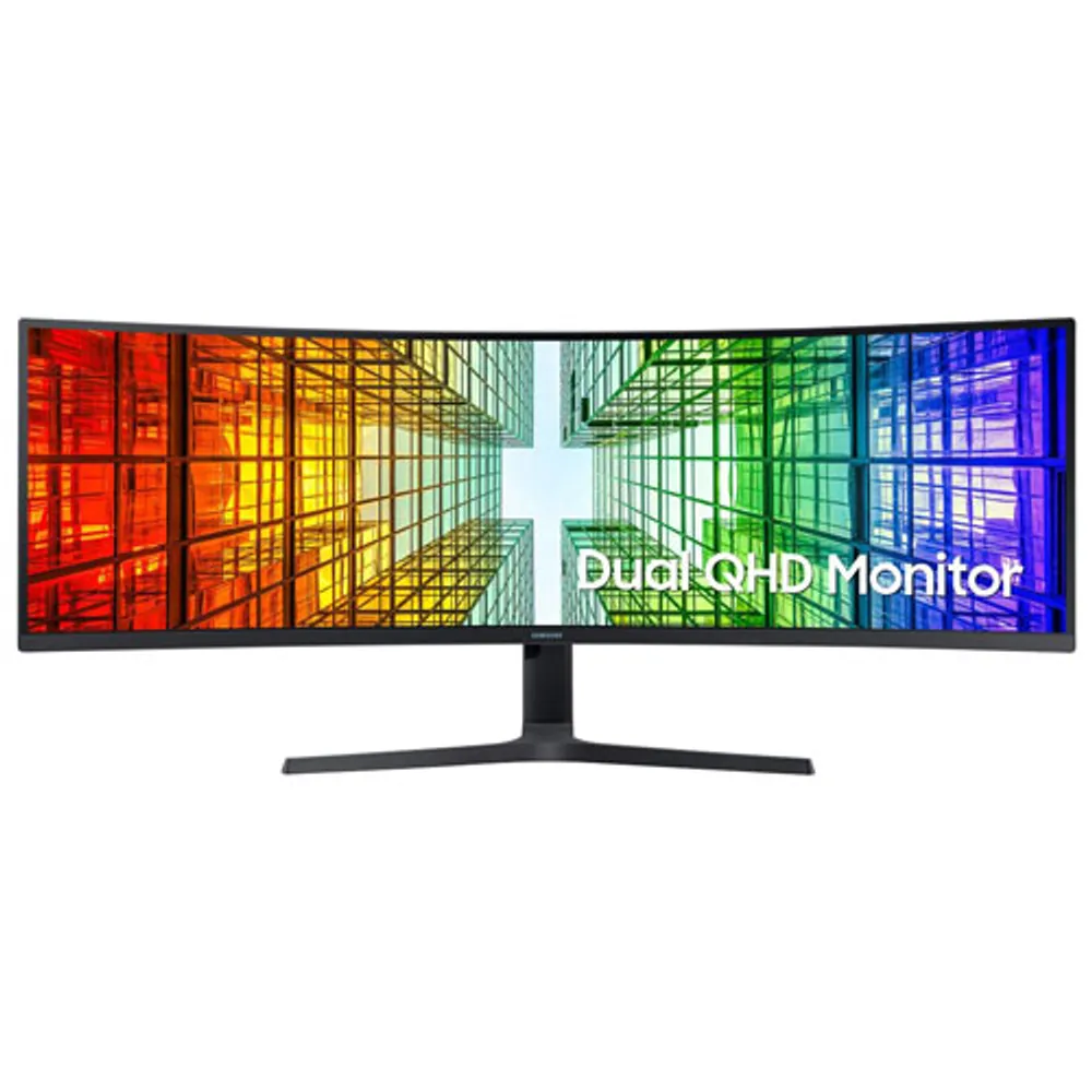 Samsung 49" Dual-QHD Ultrawide 60Hz 4ms GTG Curved VA LED Monitor (LS49A950UINXZA) - Black