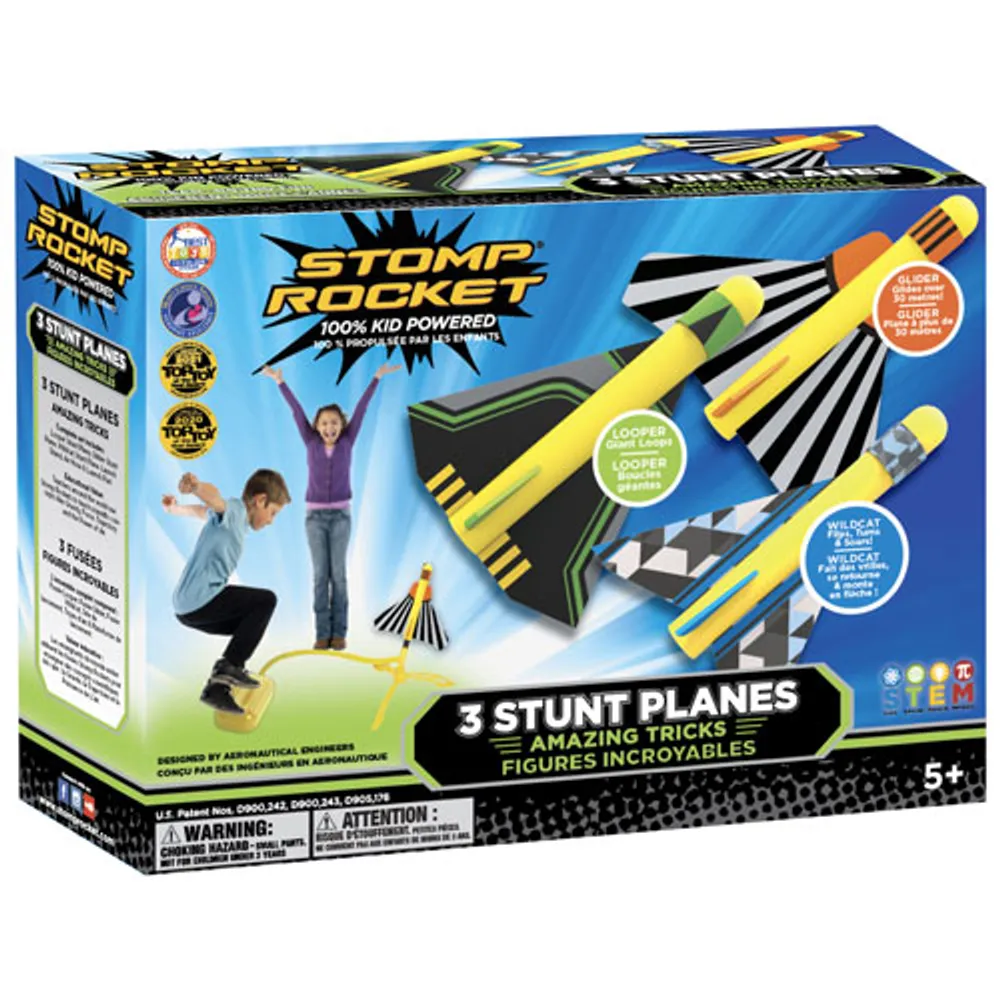 Stomp Rocket Dueling Stomp Racers - English