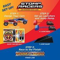 Stomp Rocket Dueling Stomp Racers - English