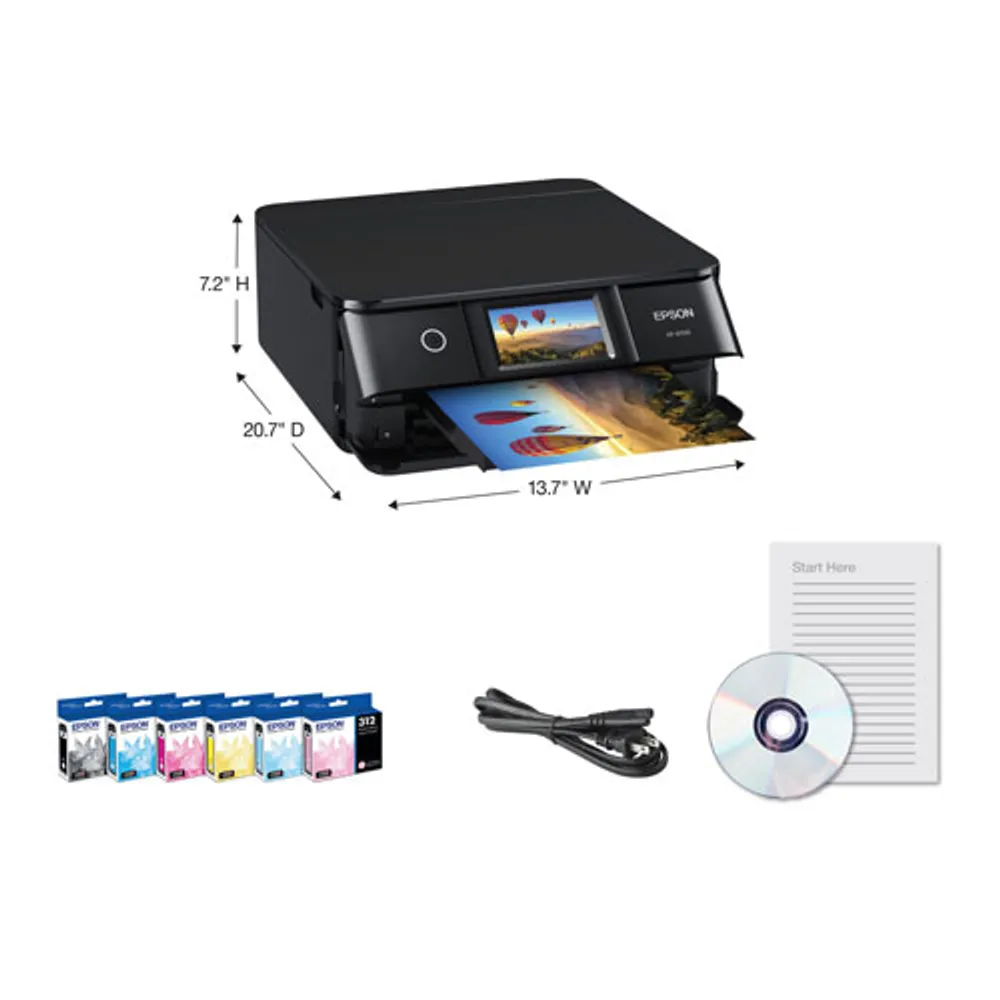 Epson Expression Photo XP-8700 Wireless All-In-One Inkjet Printer