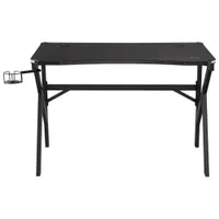 Brassex Pepita 26" Gaming Desk - Black