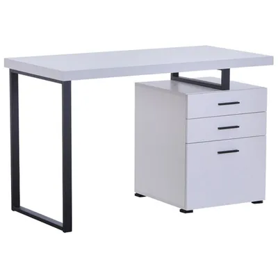 Bureau de travail de 23,75 po Verona de Brassex - Blanc