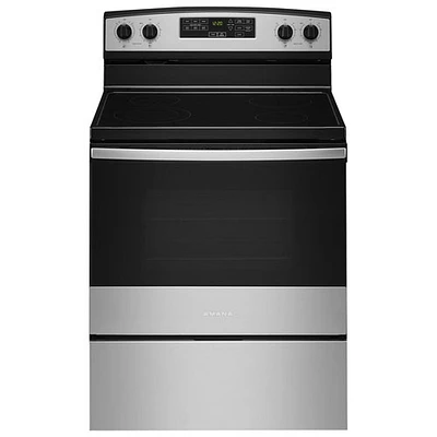 Amana 30" 4.8 Cu. Ft. Self-Clean Freestanding Electric Range (YAER6603SMS) - Stainless Steel