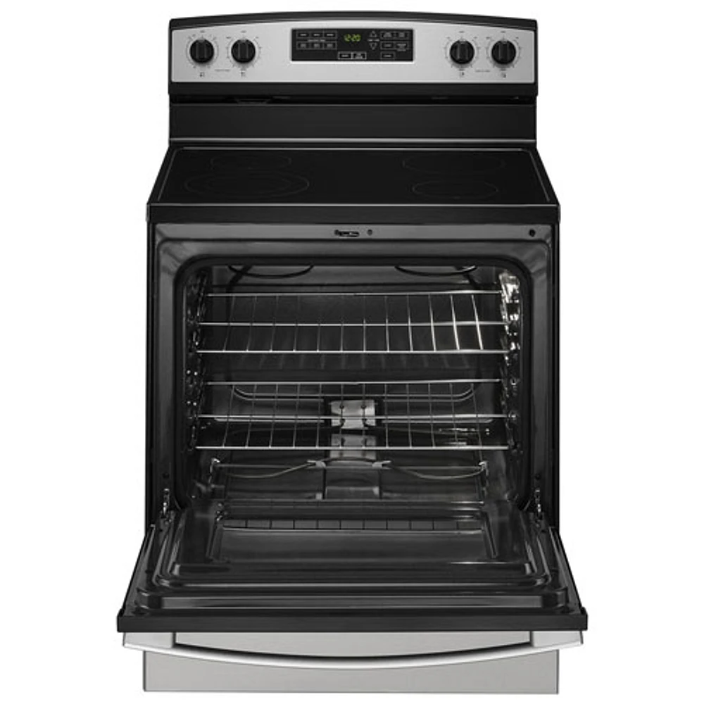 Amana 30" 4.8 Cu. Ft. Self-Clean Freestanding Electric Range (YAER6603SMS) - Stainless Steel