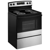 Amana 30" 4.8 Cu. Ft. Freestanding Electric Coil Top Range (YACR4303MMS) - Stainless Steel