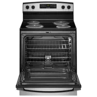 Amana 30" 4.8 Cu. Ft. Freestanding Electric Coil Top Range (YACR4303MMS) - Stainless Steel