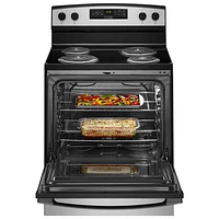 Amana 30" 4.8 Cu. Ft. Freestanding Electric Coil Top Range (YACR4303MMS) - Stainless Steel