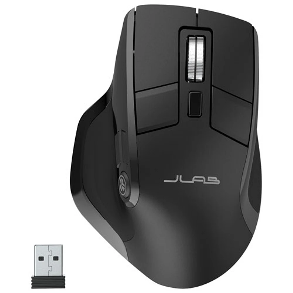 JLab Epic 2400 DPI Wireless Optical Mouse - Black