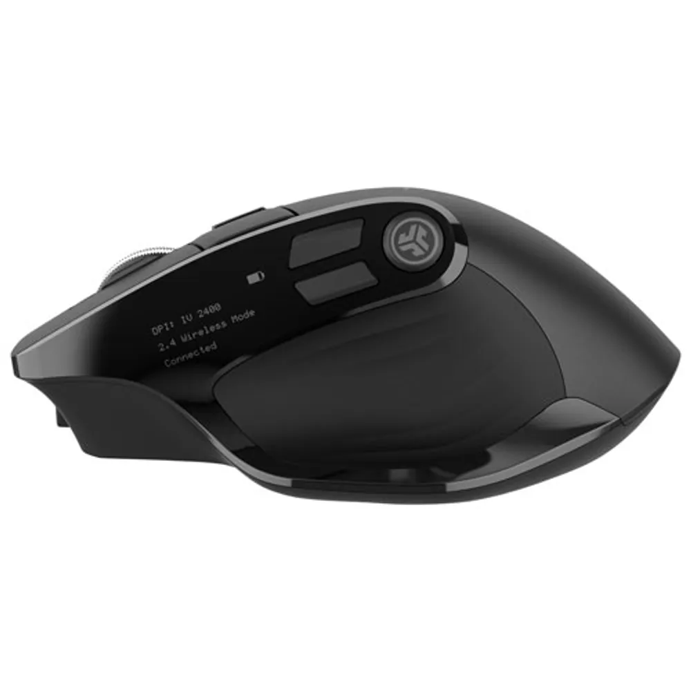 Souris optique sans fil de 2400 ppp Epic de JLab - Noir