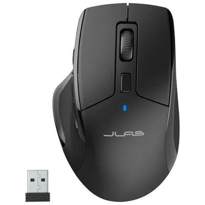 JLab JBuds 2400 DPI Wireless Optical Mouse - Black