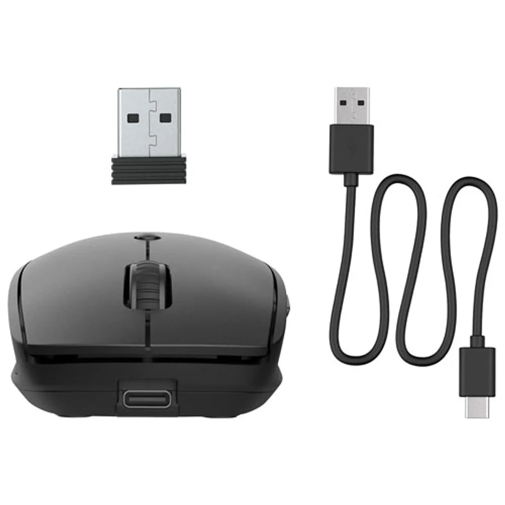 JLab GO Charge 1600 DPI Wireless Mouse - Black