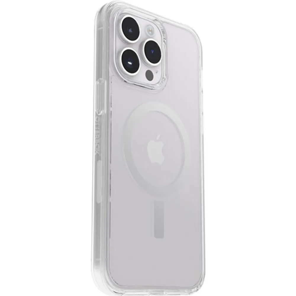 OtterBox Symmetry+ Fitted Hard Shell Case with MagSafe for iPhone 14 Pro Max - Clear