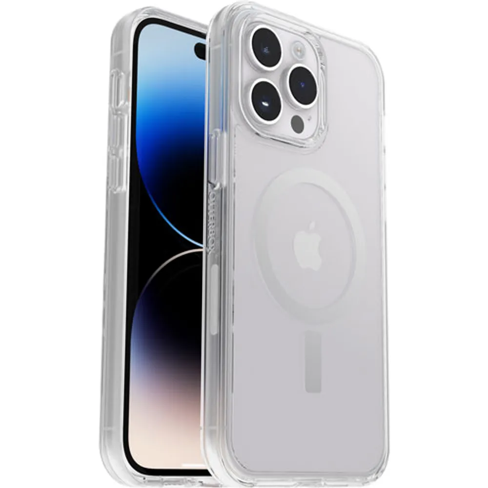 OtterBox Symmetry+ Fitted Hard Shell Case with MagSafe for iPhone 14 Pro Max - Clear