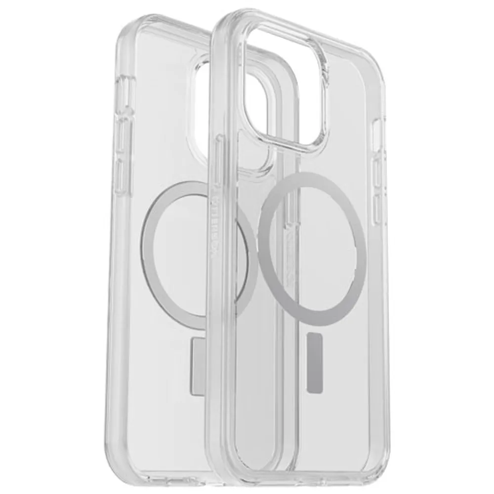 OtterBox Symmetry+ Fitted Hard Shell Case with MagSafe for iPhone 14 Pro Max - Clear