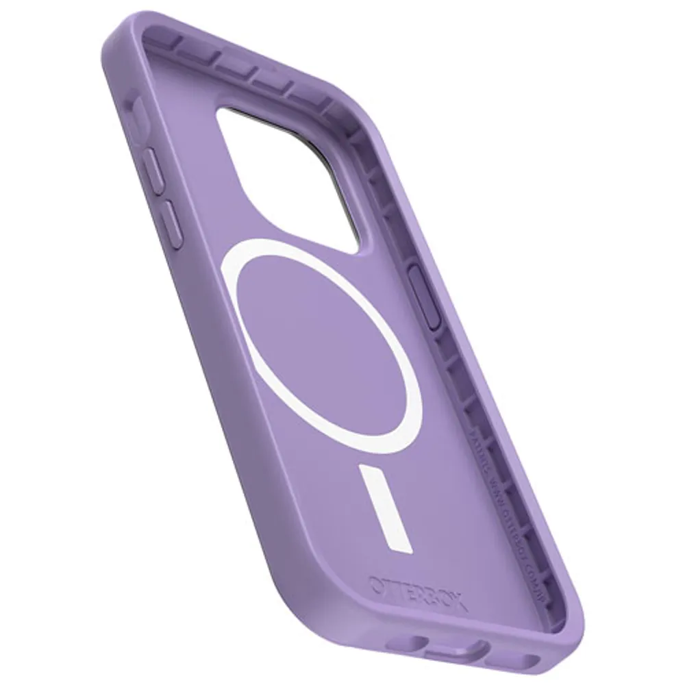 OtterBox Symmetry+ Fitted Hard Shell Case with MagSafe for iPhone 14 Pro - Lilac