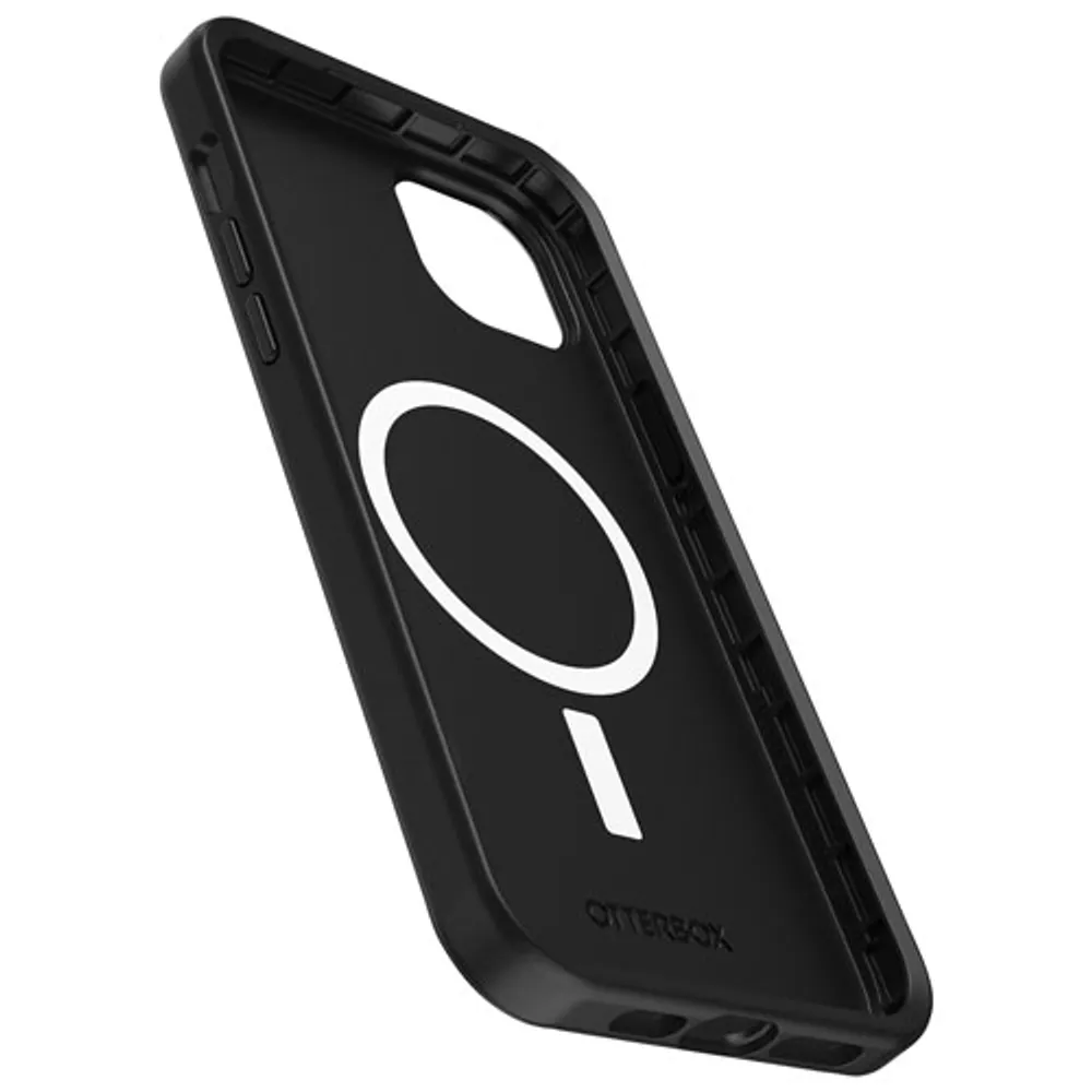 OtterBox Symmetry+ Fitted Hard Shell Case with MagSafe for iPhone 14 Plus - Black