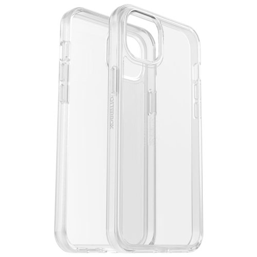 OtterBox Symmetry+ Fitted Hard Shell Case with MagSafe for iPhone 14 Plus - Clear