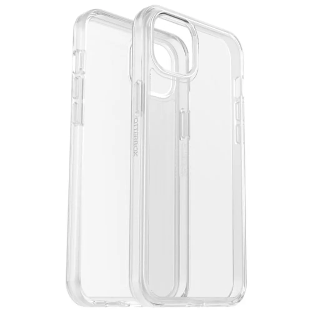 OtterBox Symmetry+ Fitted Hard Shell Case with MagSafe for iPhone 14 Plus - Clear