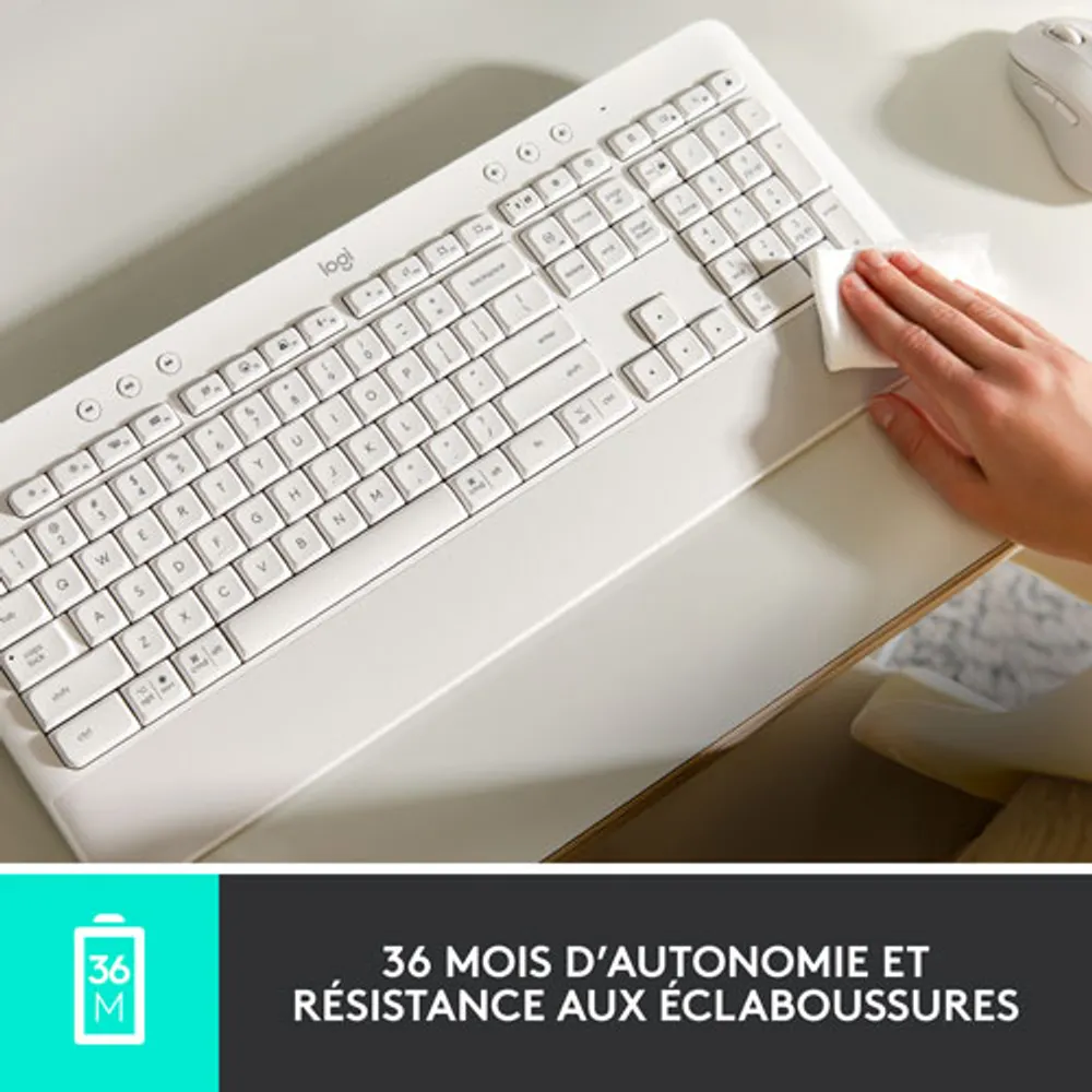 Clavier Bluetooth pleine grandeur SIGNATURE K650 de Logitech