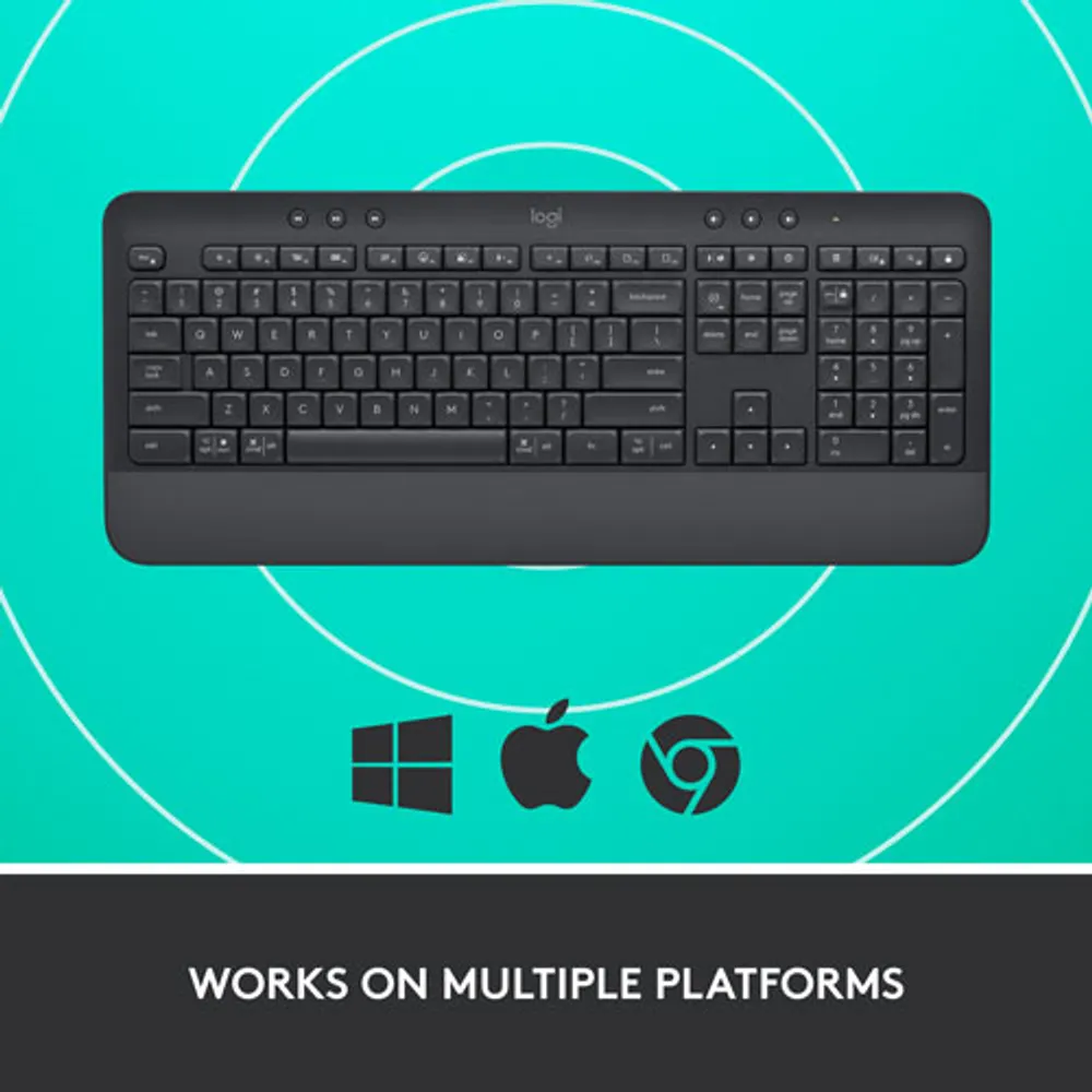 Logitech SIGNATURE K650 Bluetooth Full-Size Keyboard - Graphite