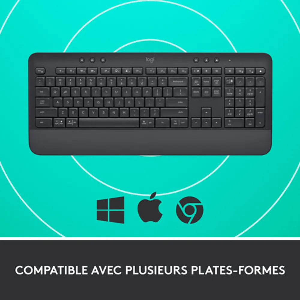 Logitech SIGNATURE K650 Bluetooth Full-Size Keyboard - Graphite