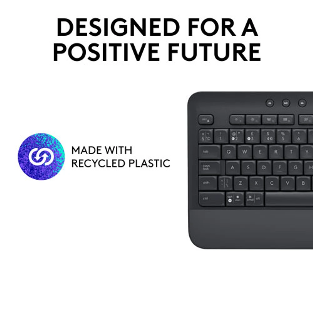 Logitech SIGNATURE K650 Bluetooth Full-Size Keyboard - Graphite