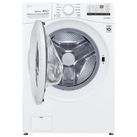 LG 5.2 Cu. Ft. High Efficiency Front Load Washer (WM3400CW) - White