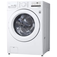 LG 5.2 Cu. Ft. High Efficiency Front Load Washer (WM3400CW) - White