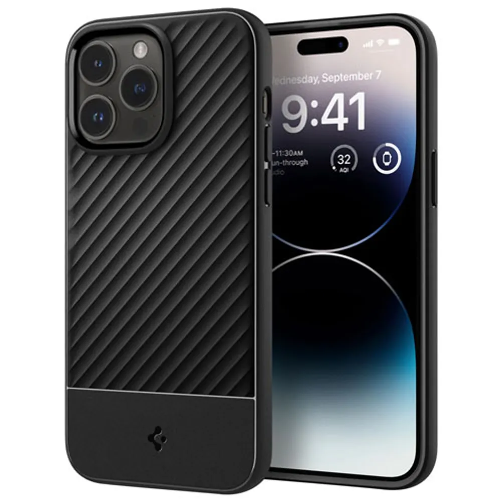 Spigen Mag Armor Fitted Soft Shell Case with MagSafe for iPhone 14 Pro Max - Black